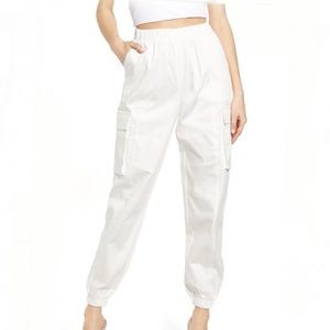 TigerMist White Cargo Pants